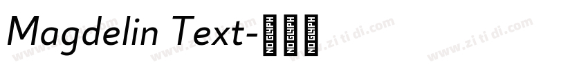 Magdelin Text字体转换